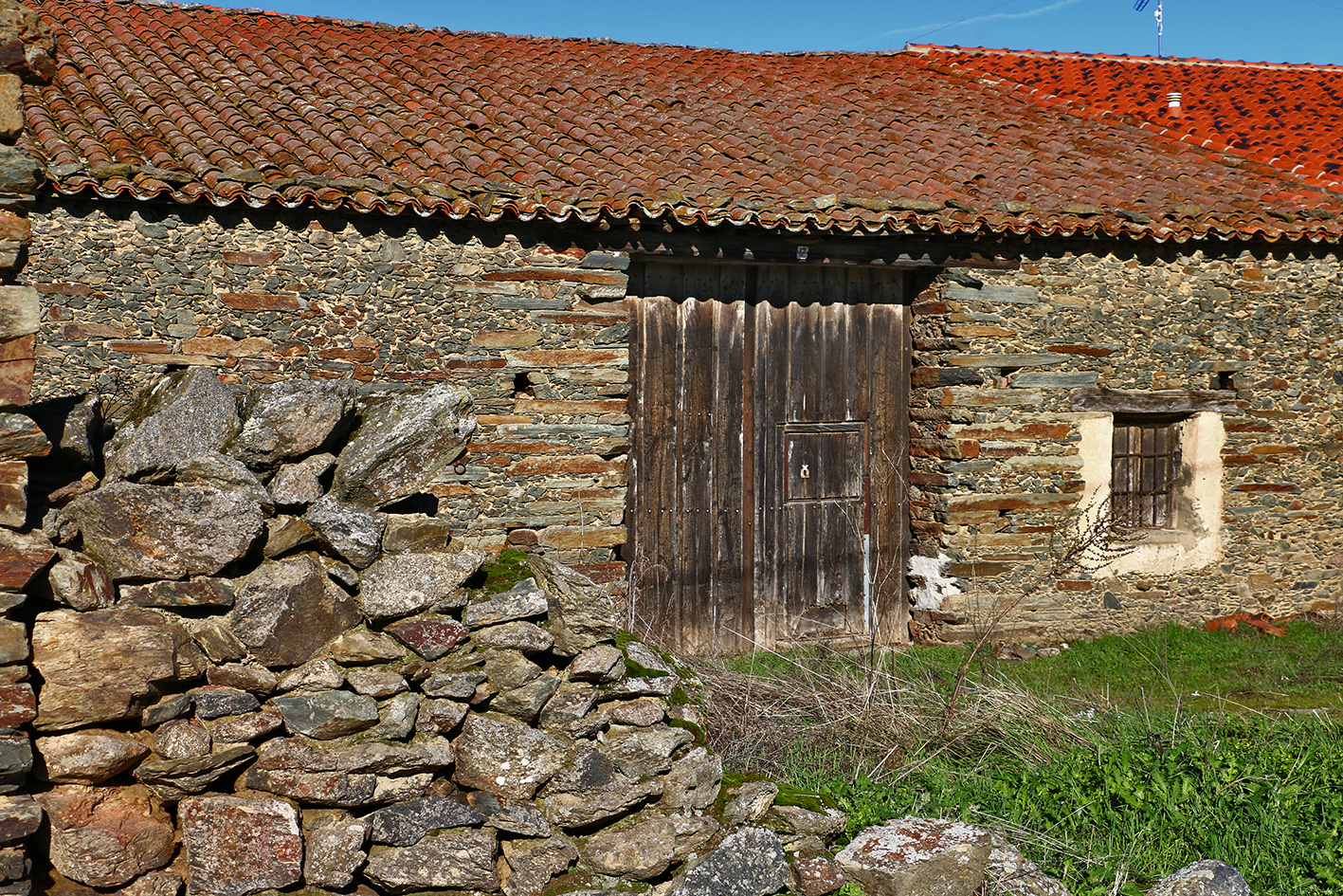 Casa de piedra autoctona